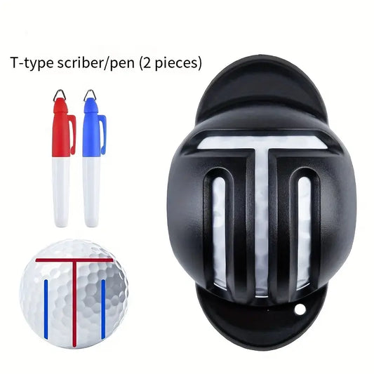 Marking Device Golf Ball with 2 pens
