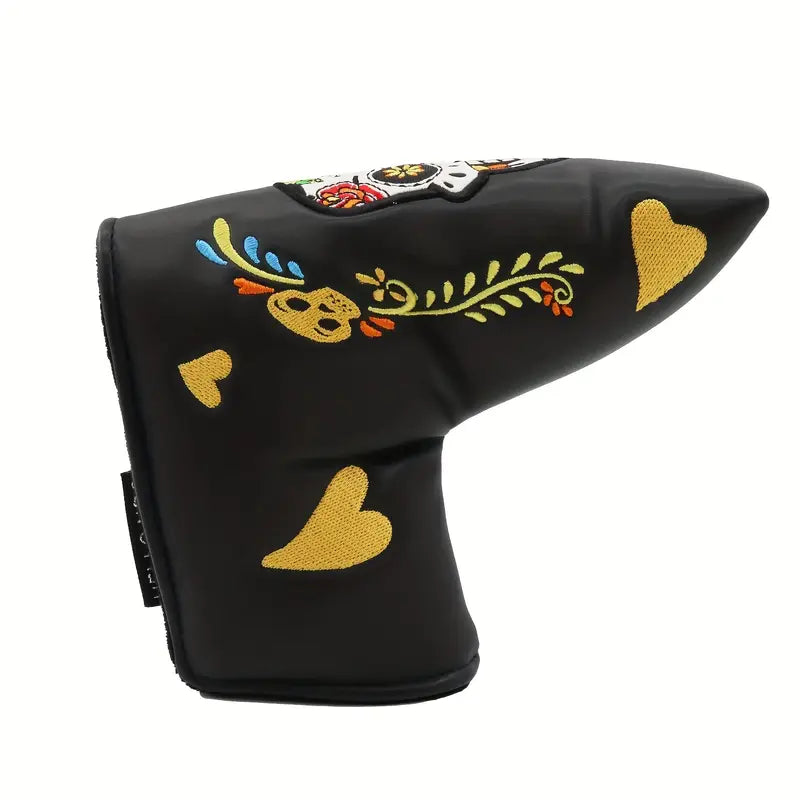 Bunte Totenkopf-Putterabdeckung