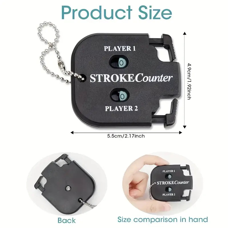 Contador de golpes para 2 jugadores, 1 pieza.