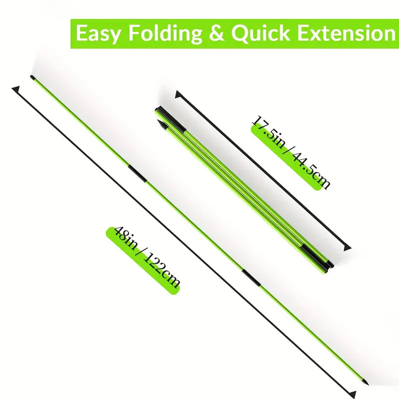 Golf Alignment Stick, 2 Set Golf Alignment Rods