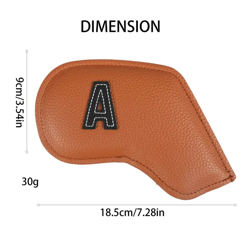 10pcs double-sided digital golf headcover