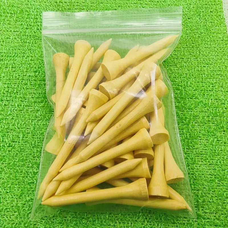Bambus-Golf-Tees 83 mm, 100 Stück
