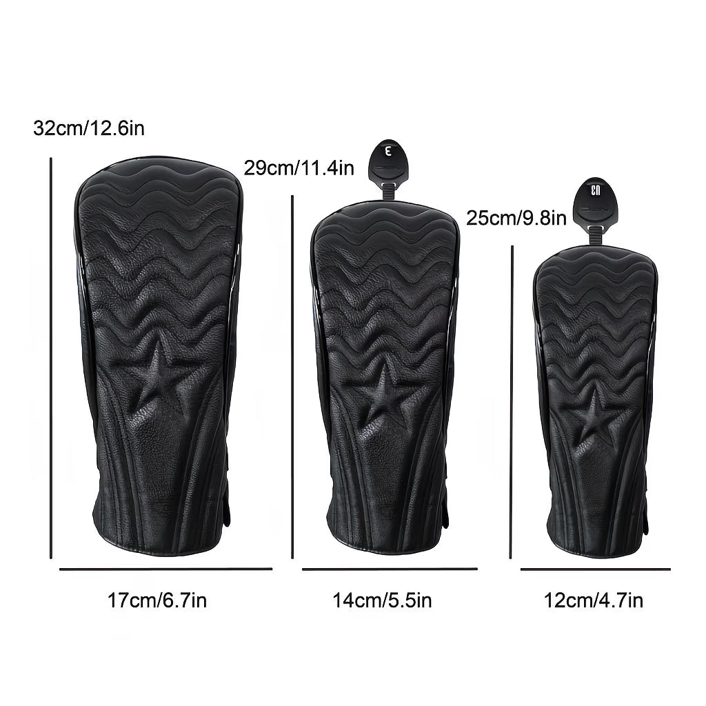 Premium – Wavy Quilted PU Leather with Interchangeable ID Tags