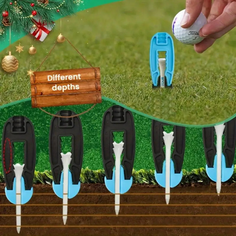 Black & Blue Tee Height Fixer