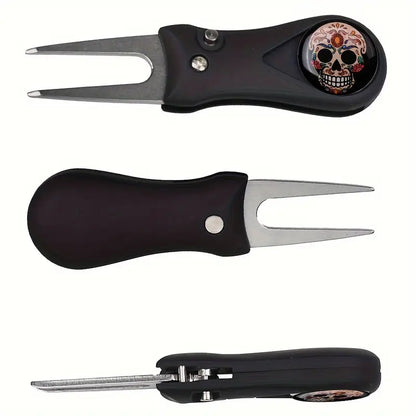 Divot repair tool with cartoons 1 pcs.