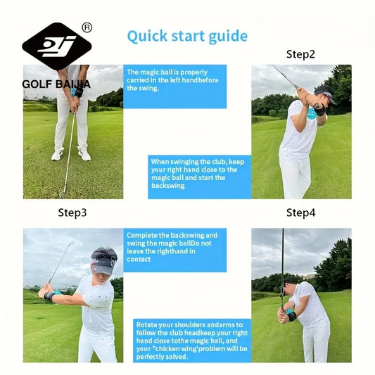 Golf Swing Trainer Ball- thick stripe