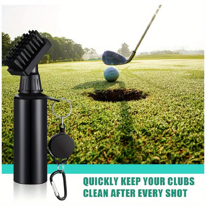 Cleaning Brush with Fixed Clip and Spray Bottle