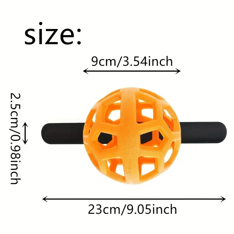 Golf swing trainer ball thin stripe