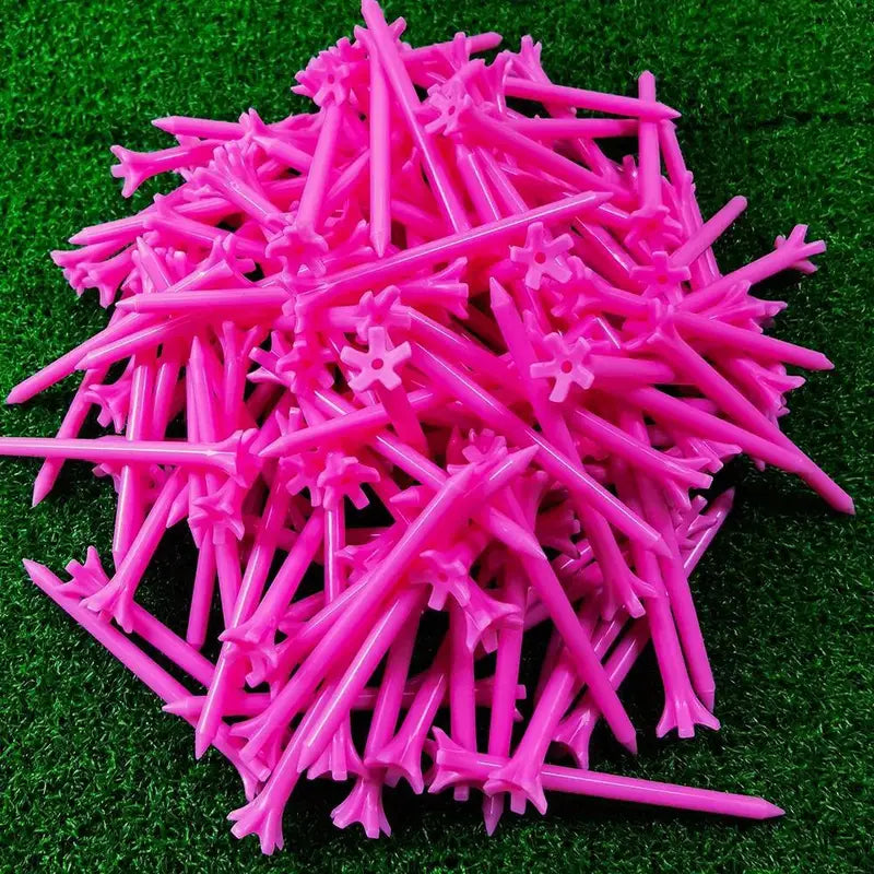 Unbreakable Golf Tees With Improved Durability 70mm 25 pcs