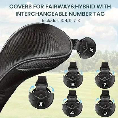 4-Piece Premium Head Cover Set