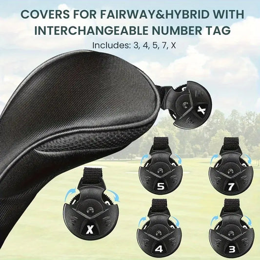 4-Piece Premium Head Cover Set