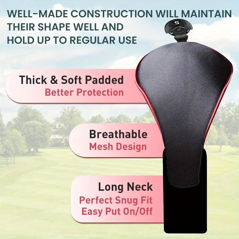 4-Piece Premium Head Cover Set