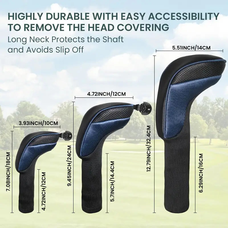 4-Piece Premium Head Cover Set