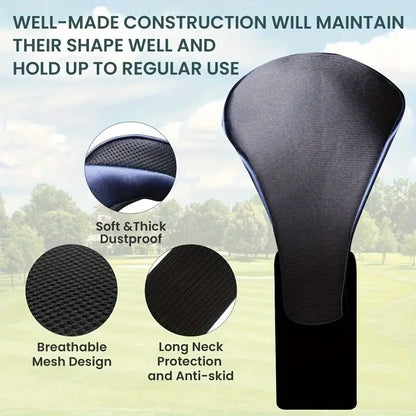 4-Piece Premium Head Cover Set