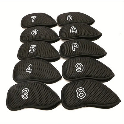 10pcs Interchangeable Golf Head covers Set