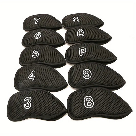 10pcs Interchangeable Golf Head covers Set