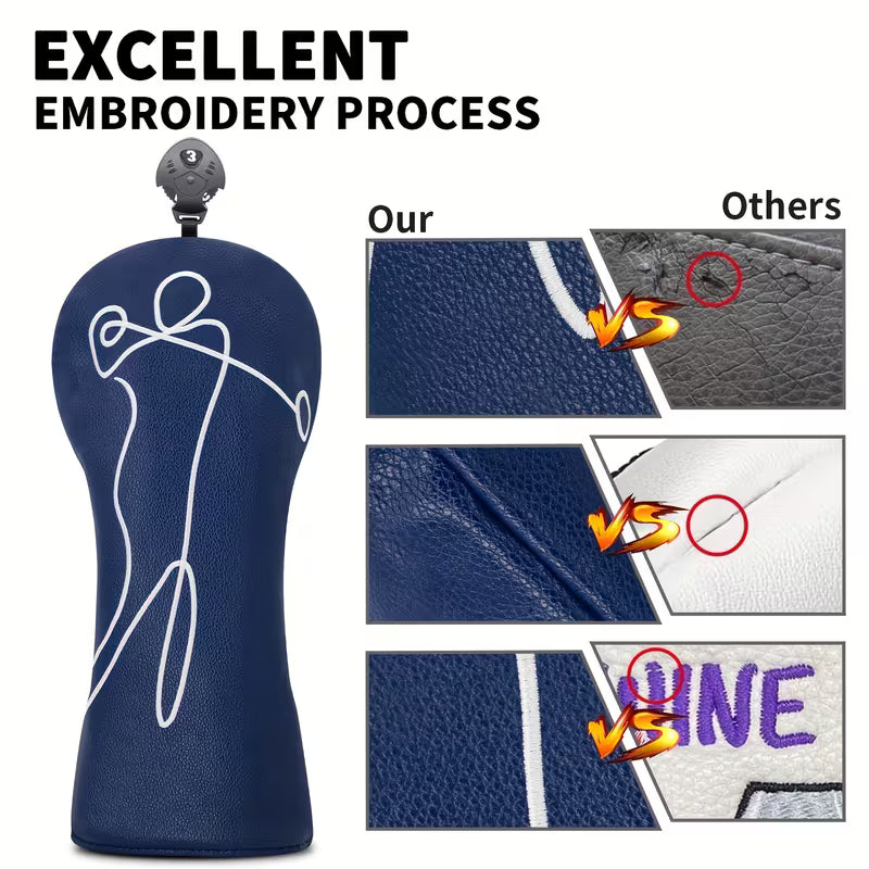 Bunte Schädel Golfschlägerkopfabdeckung