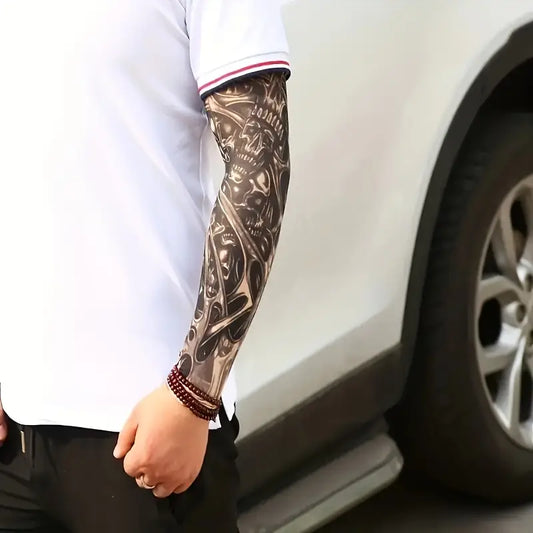 Protective sleeves tatoos 6 pcs mixed design.
