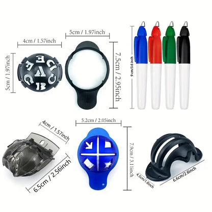 14pcs golf ball liner marking