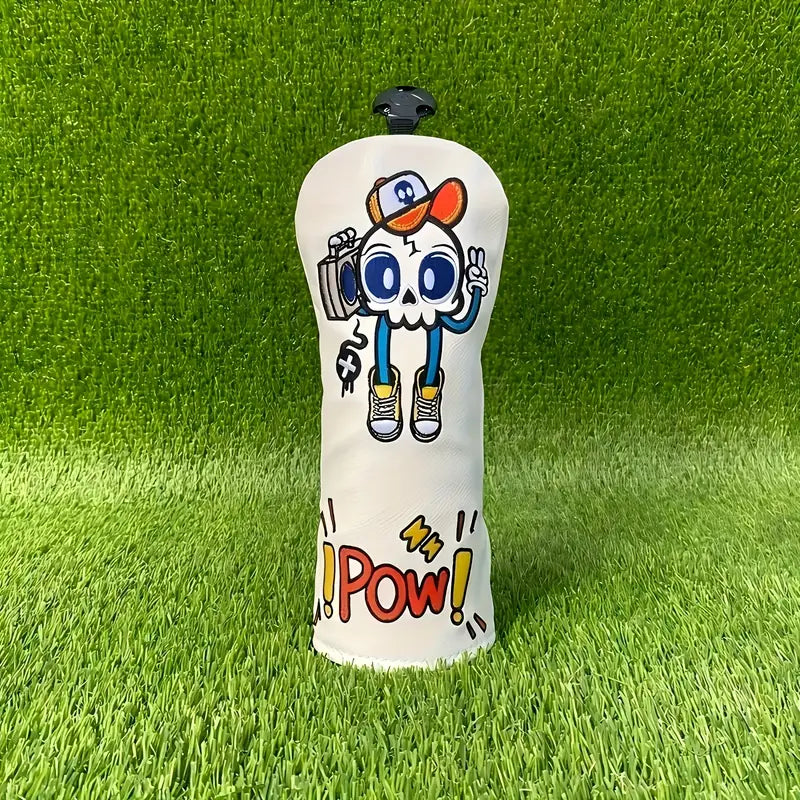 Cubierta de cabeza de personaje de dibujos animados