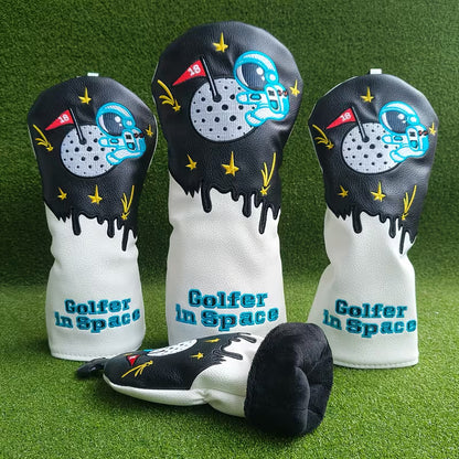 Bunte Schädel Golfschlägerkopfabdeckung