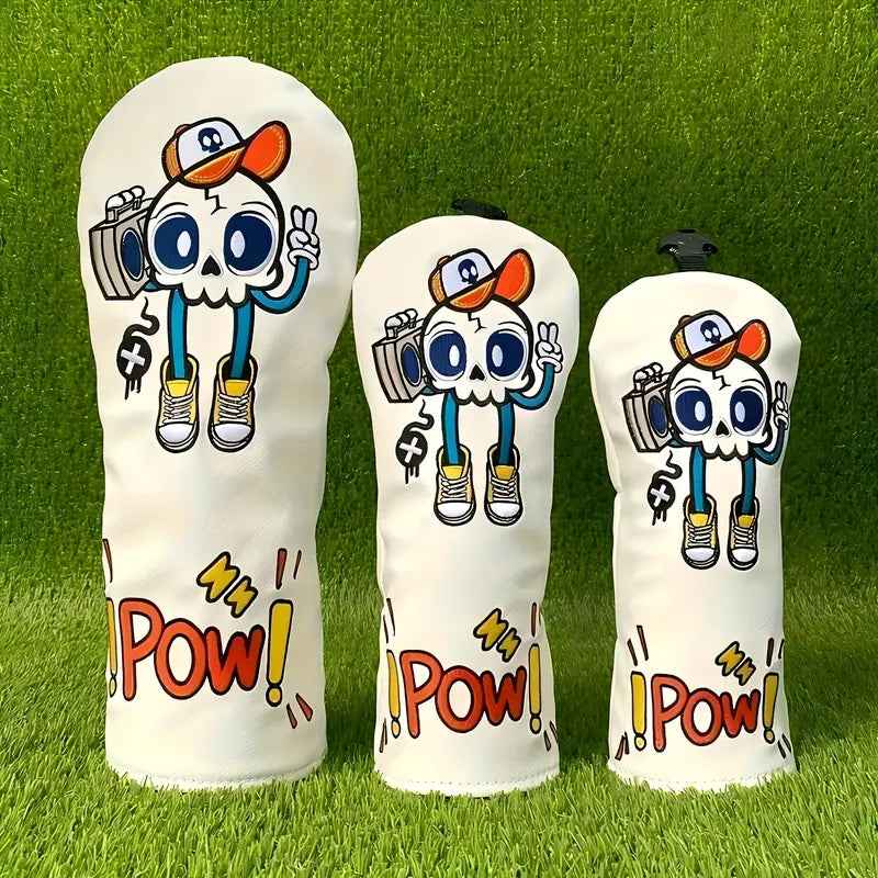 Cartoon character head cover
