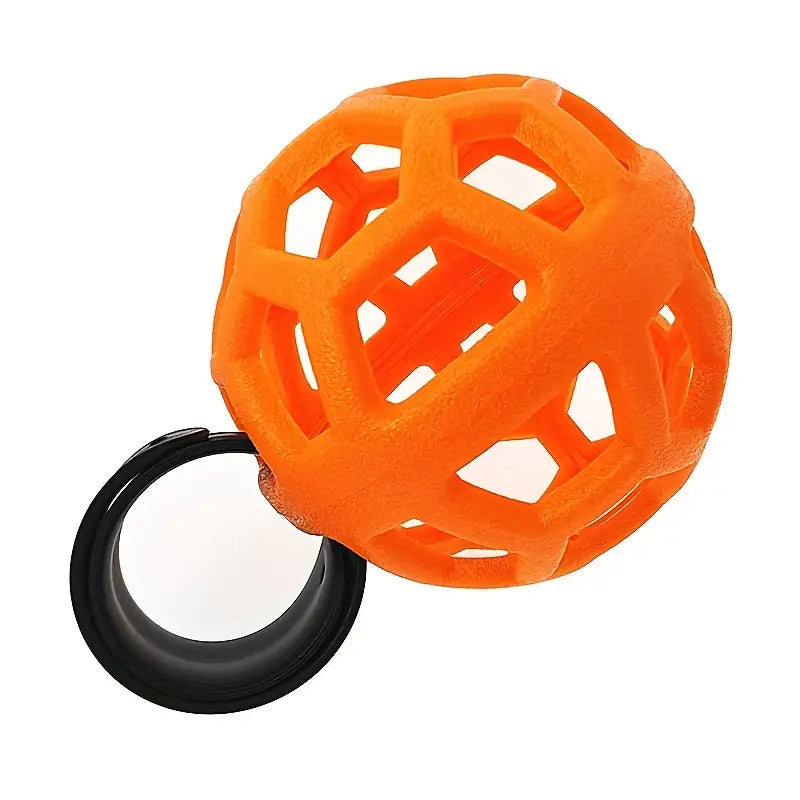 Golf swing trainer ball thin stripe