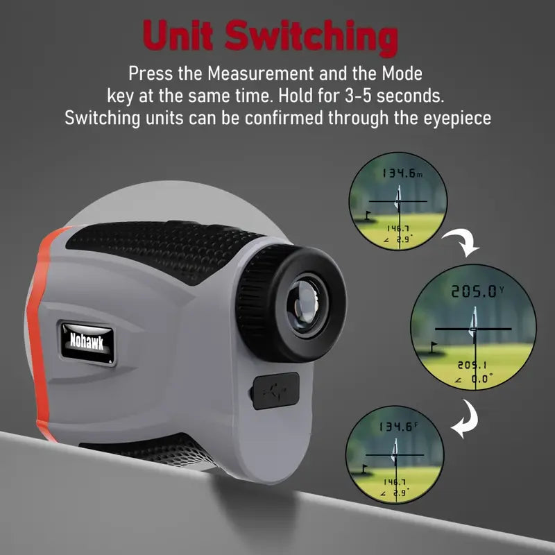 NOHAWK 1000m Rechargeable Range finder