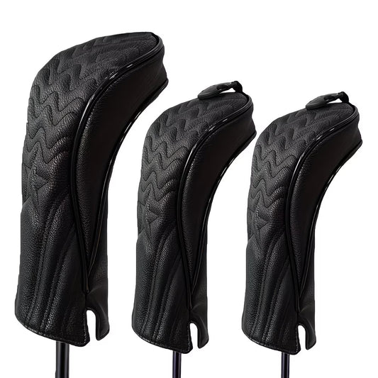 Premium  – Wavy Quilted PU Leather with Interchangeable ID Tags