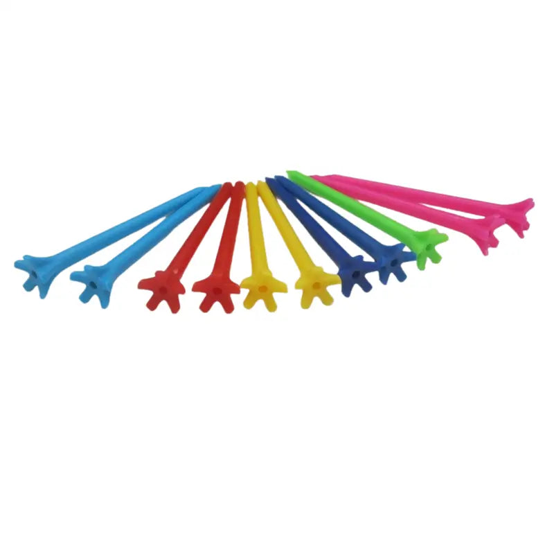 Unbreakable Golf Tees With Improved Durability 70mm 25 pcs