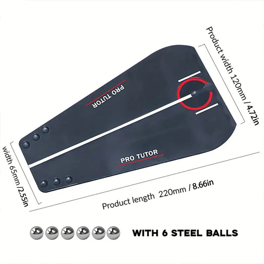 Putting-Tutor mit gratis Reißverschlussetui