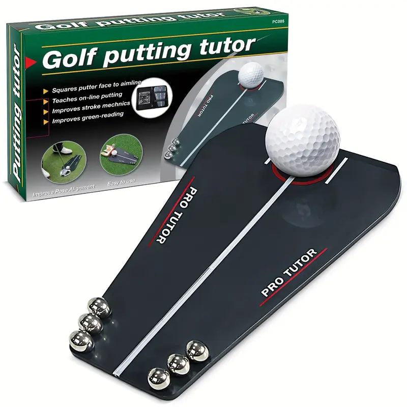 Putting tutor with free zipper case