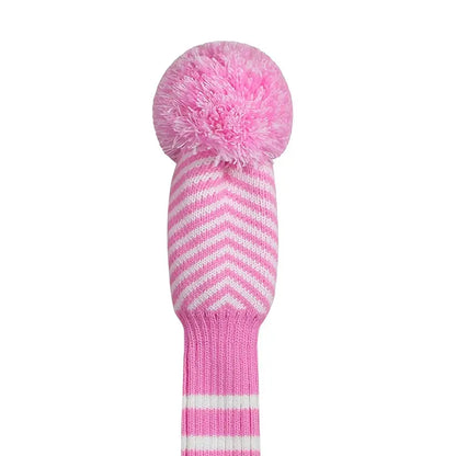 3 pcs Pink twill head covers