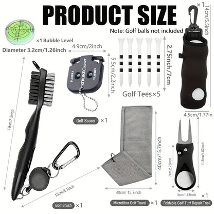 7pcs Golf Accesory Kit