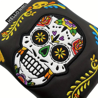 Colourful Skull putter cover