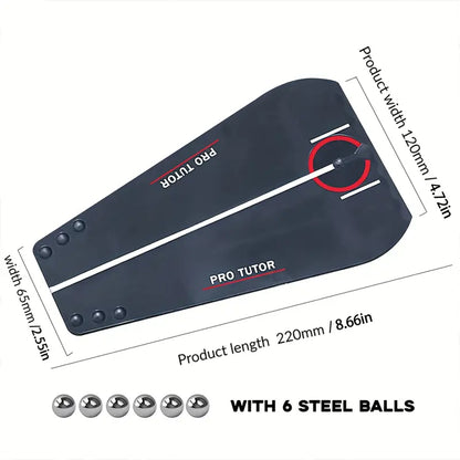 Putting tutor with free zipper case