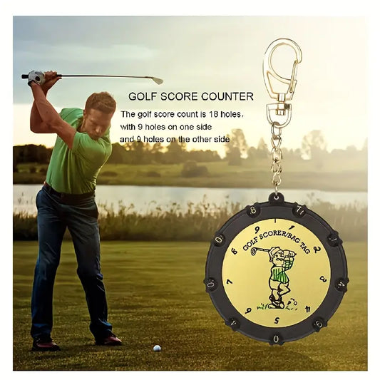 Scorecard Holder round 18 holes, double site.