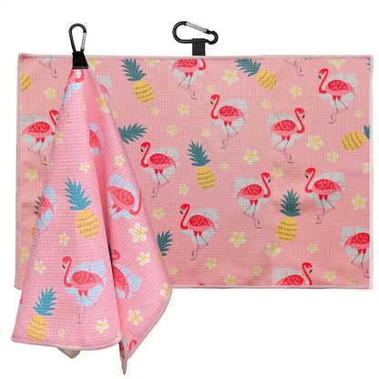 Flamingo Golf Towel 60x40