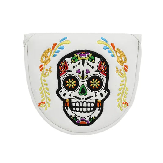 Colourful Skull putter cover
