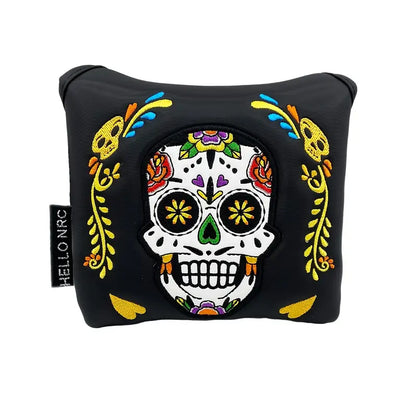 Colourful Skull putter cover