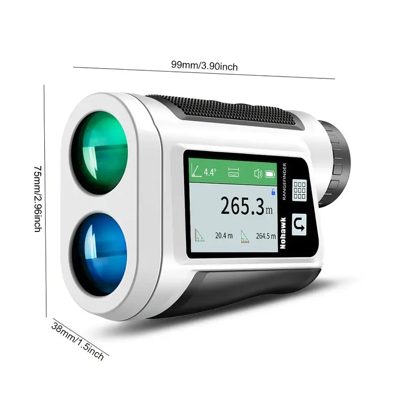 NOHAWK 1000meter Laser Rangefinder with Side Display