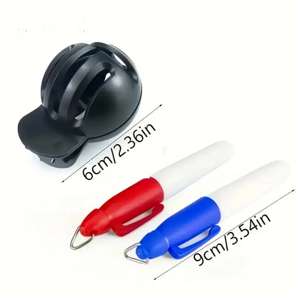 Marking Device Golf Ball with 2 pens
