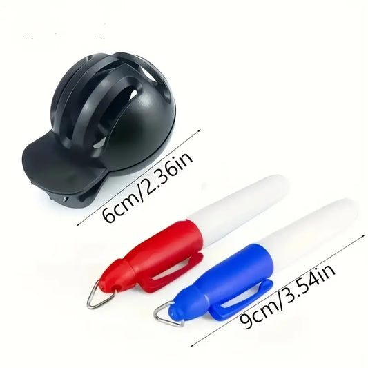 Marking Device Golf Ball with 2 pens