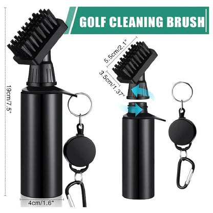 Cleaning Brush with Fixed Clip and Spray Bottle