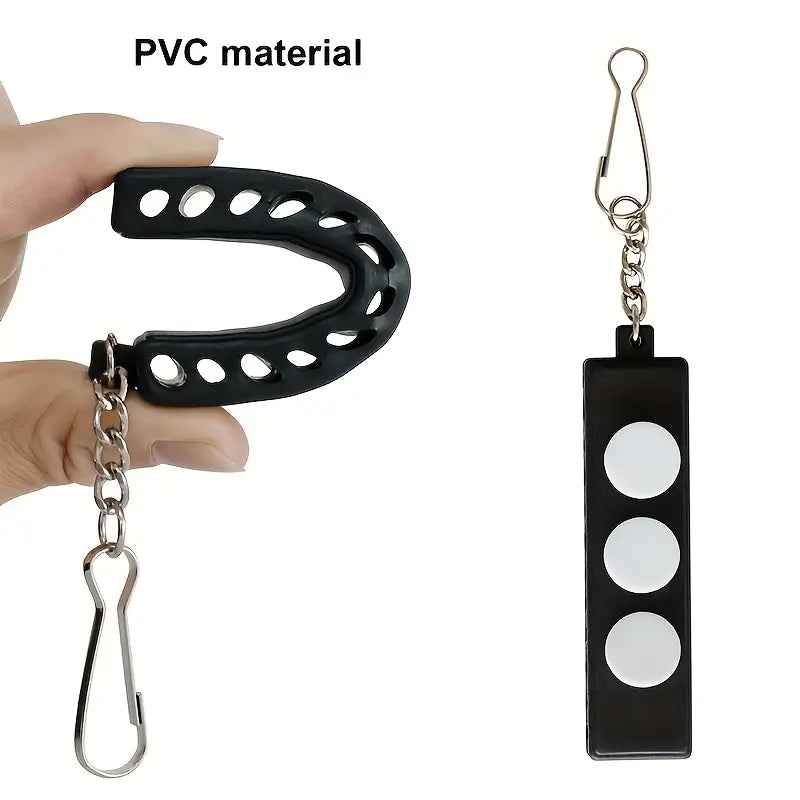 Golf tee holder on chain