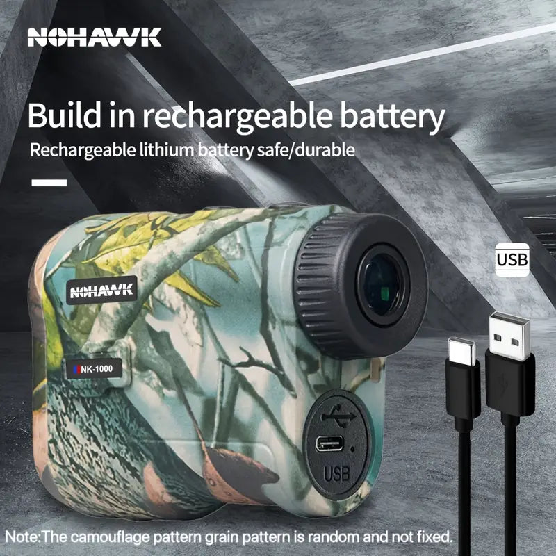 NOHAWK 1000m Rechargeable Range finder camouflage