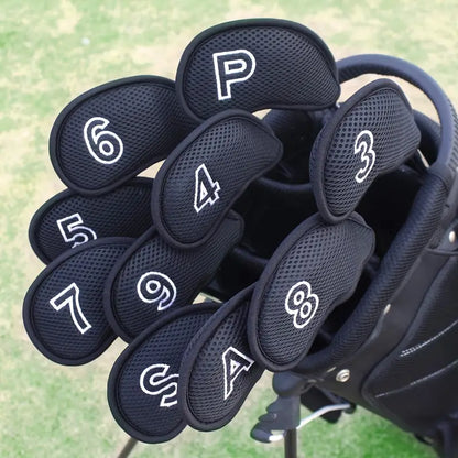 10pcs Interchangeable Golf Head covers Set