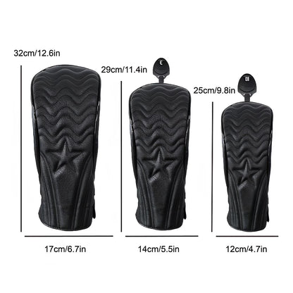 Premium  – Wavy Quilted PU Leather with Interchangeable ID Tags