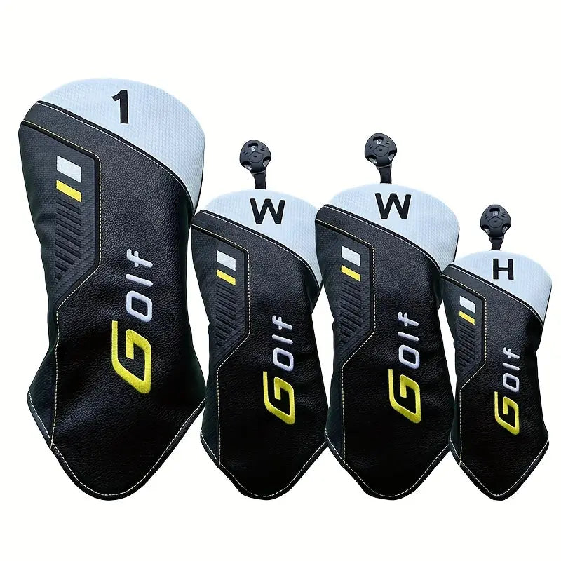 4-Piece Golf Head Cover Set