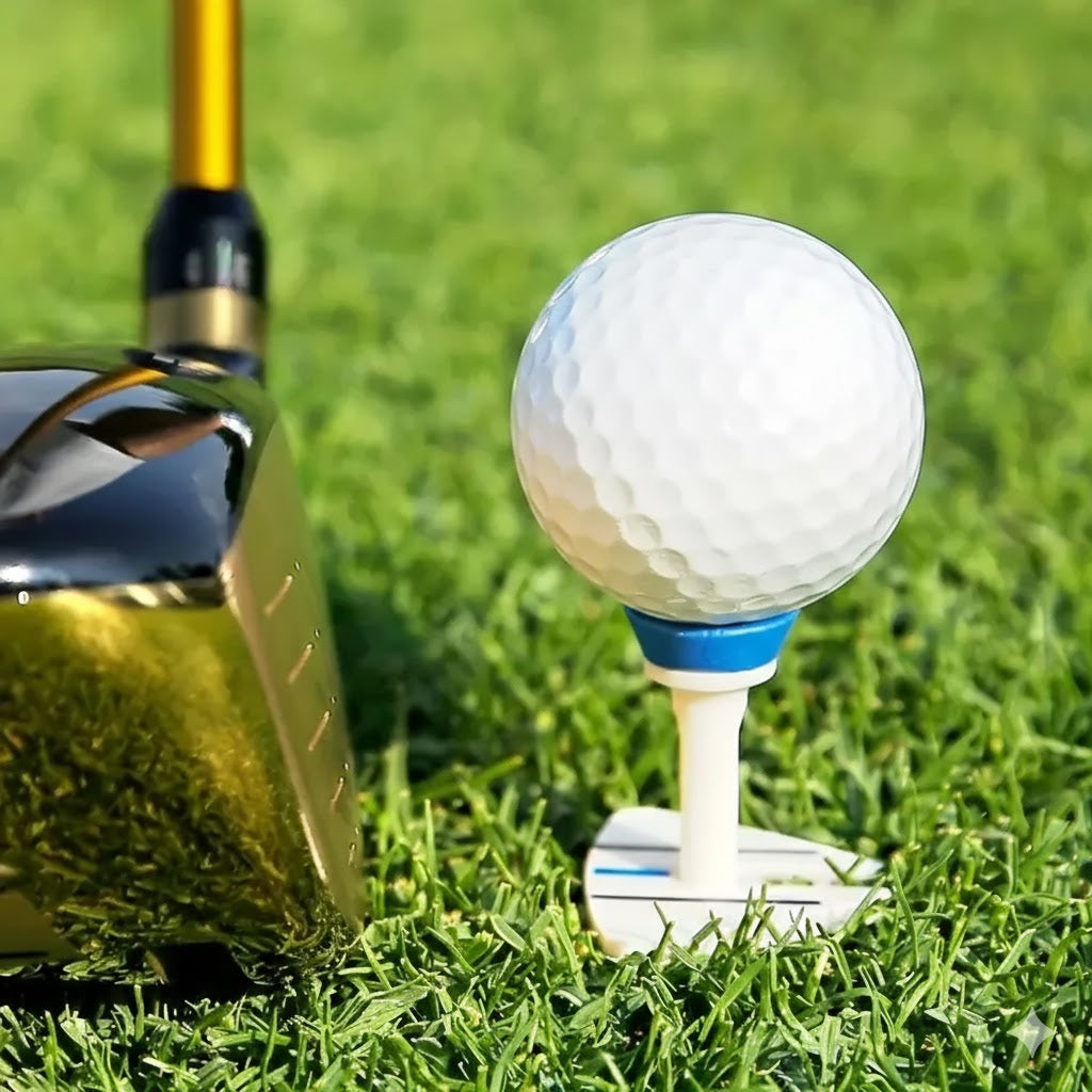 Tees de golf de plástico ajustables premium HUAEN (8 piezas)